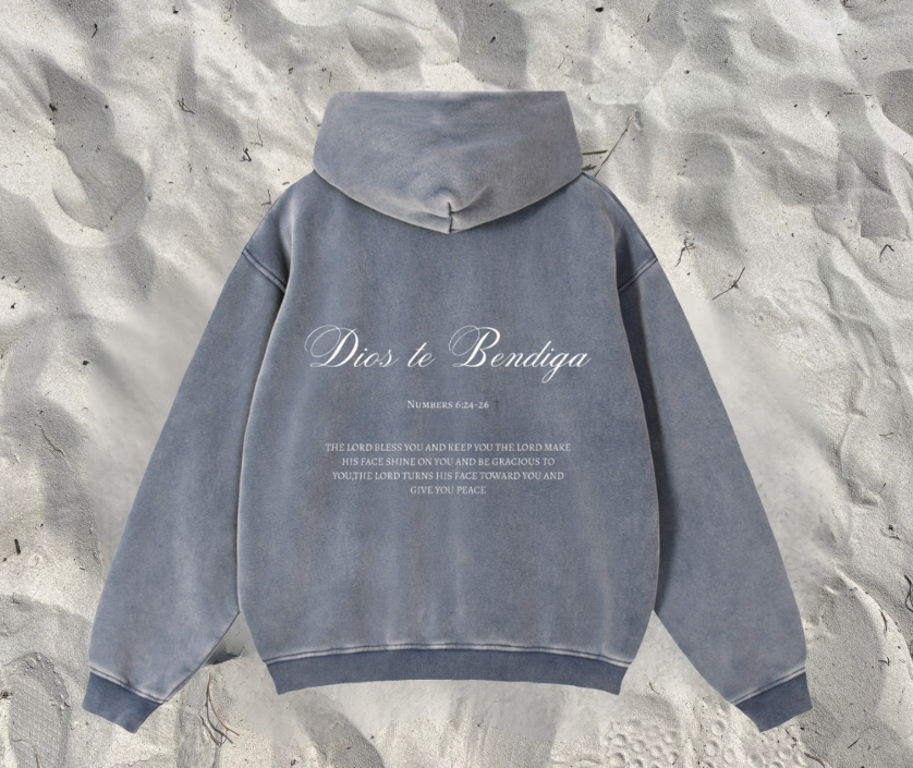 Dios te Bendiga Numbers Zip-Up