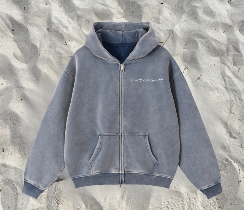 Dios te Bendiga Numbers Zip-Up